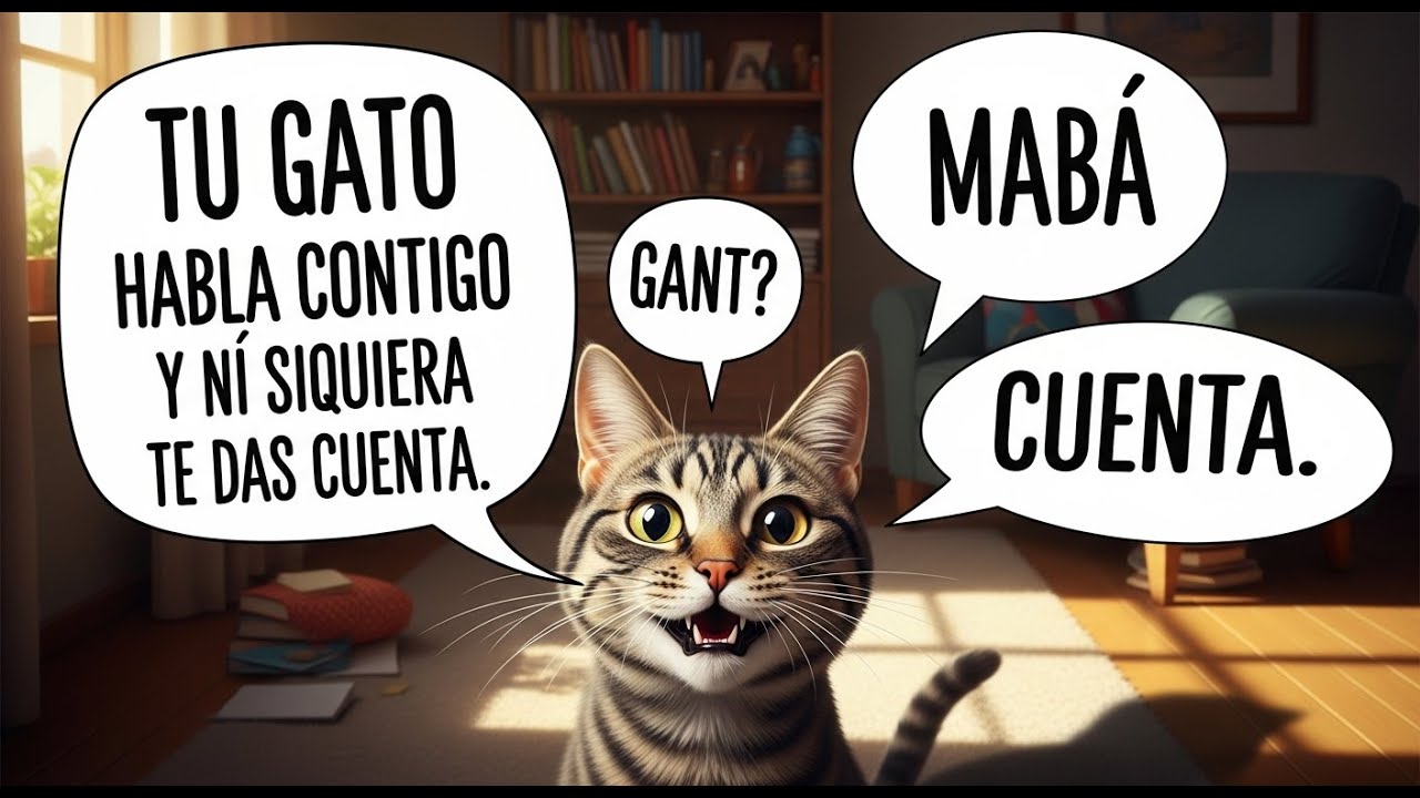 Tu gato habla contigo y ni siquiera te das cuenta