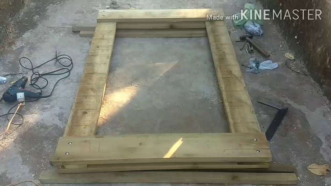 Construindo curral simples  porteira de correr