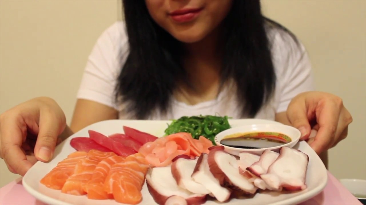 ASMR Eating: Sashimi (No Talking)