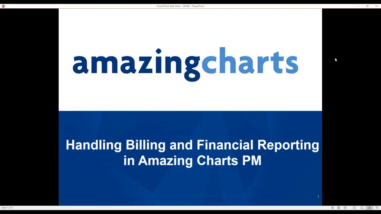 Handling Billing and Financial Reporting in Amazing Charts Practice Management