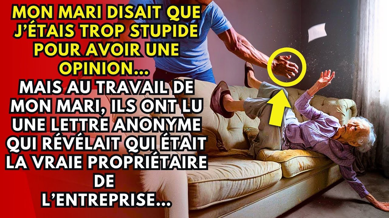 Mon Mari Disait Que J’étais Trop Stupide Pour Avoir Une Opinion, Mais...