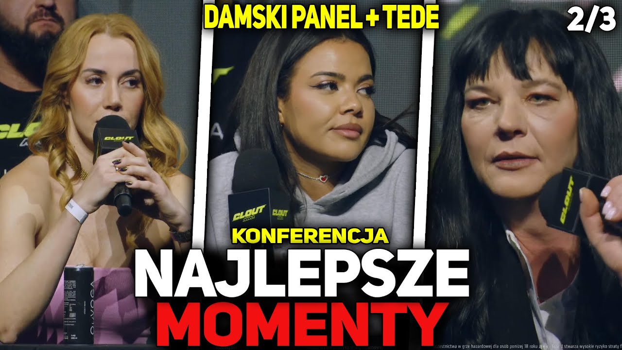 KONFERENCJA CLOUT MMA 4 - NAJLEPSZE MOMENTY  *panel2/3*
