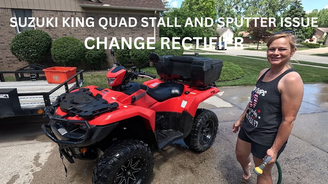 Suzuki King Quad ATV глохнет и глохнет — замените выпрямитель