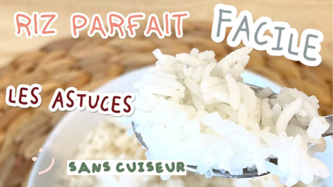 Comment cuire du riz (A LA VAPEUR ) Façon la PLUS SIMPLE du MONDE RIZ PARFAIT | ASTUCES & TECHNIQUES