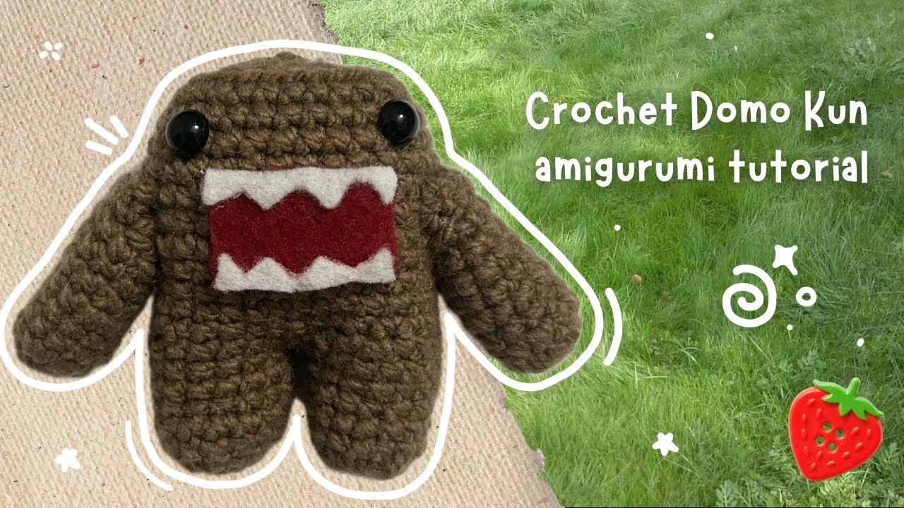 Crochet a Domo amigurumi tutorial ꩜ .ᐟ