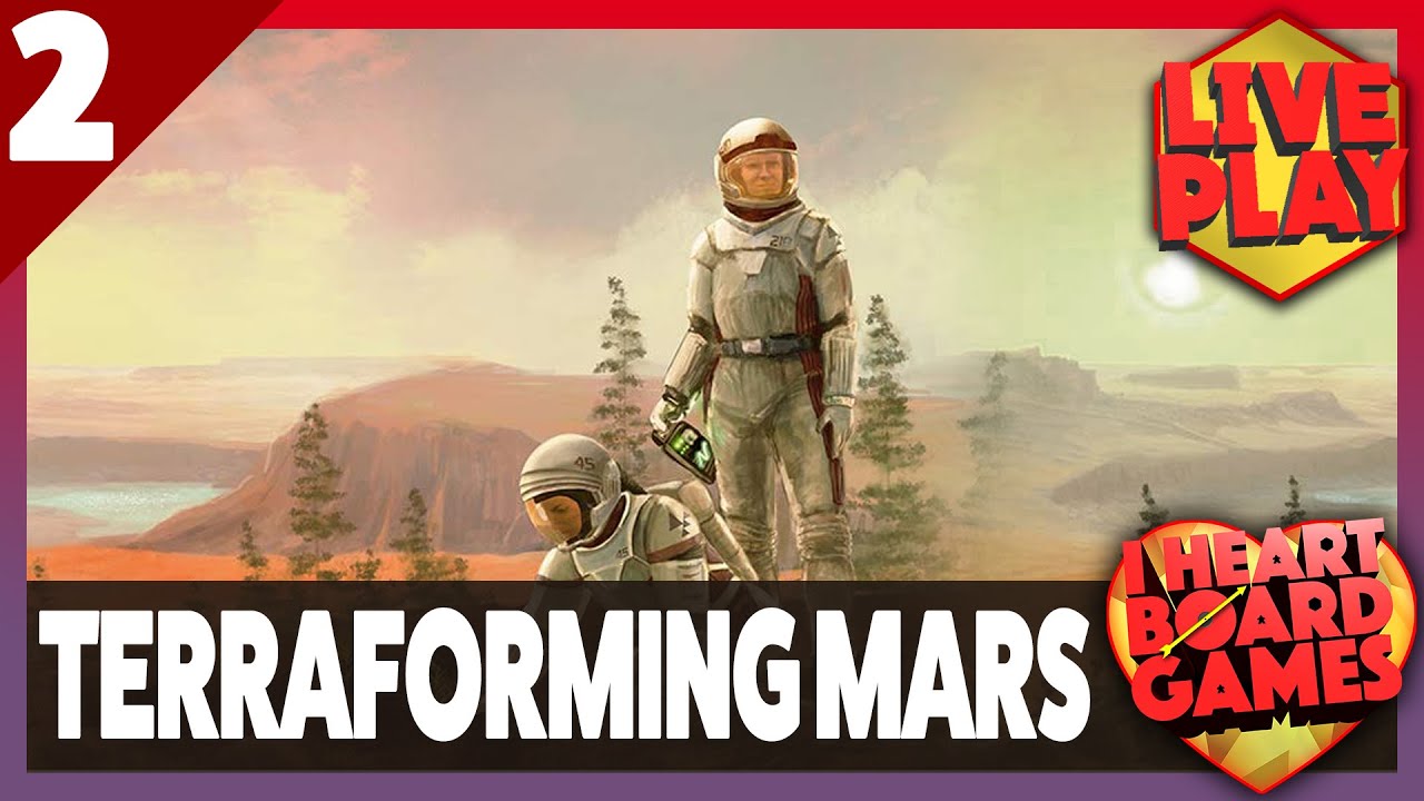 Terraforming Mars, from Stronghold Games, by Jacob Fryxelius | Live Play | Session 1, 4 Players