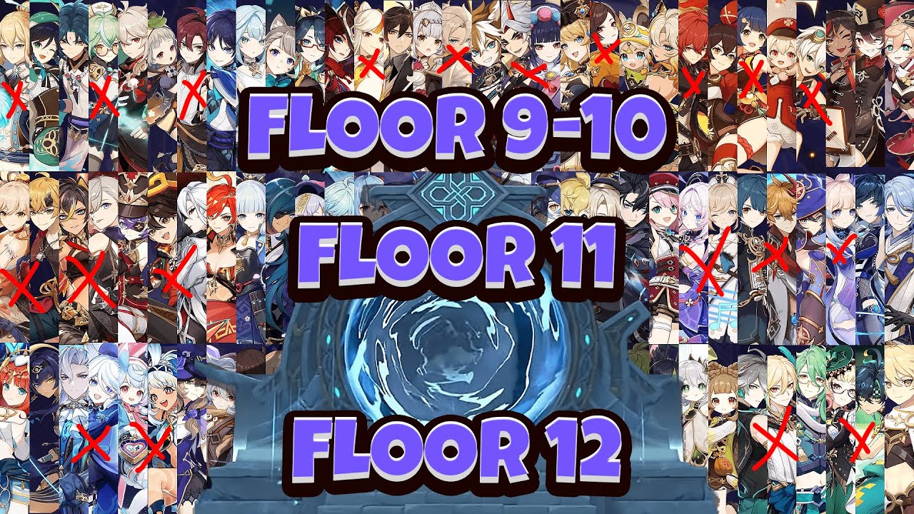 Can I Clear Spiral Abyss Floor 9-12 Using Each Character Only Once