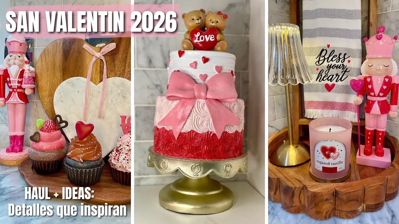 DECORACION SAN VALENTIN 2026 💘 Haul TJ Maxx 🛍️ + IDEAS | Decora conmigo