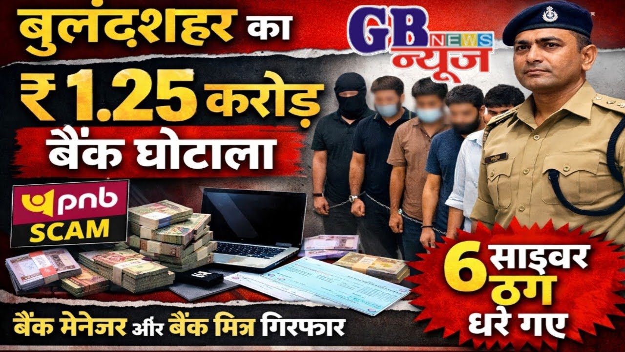 Bank fraud of Rs 1.25 crore exposed in Bulandshahr | PNB Bank Manager & Bank Mitra Arrested | Cyb...