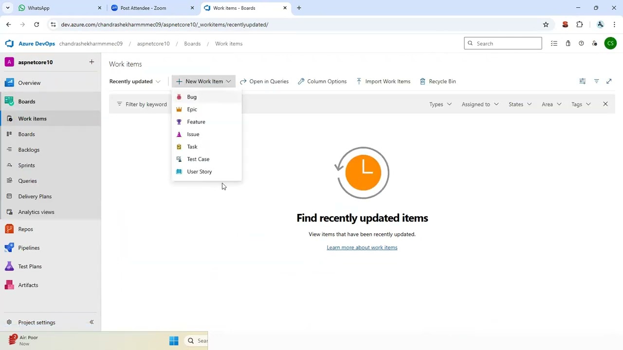 Azure Board in  azure devops  #devops #azure