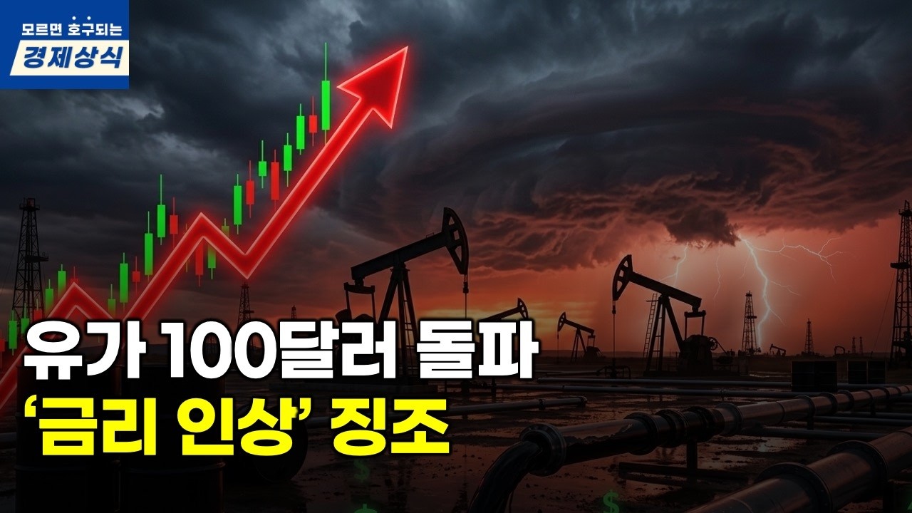 국제유가 100달러 돌파, 금리 인상 태풍될까. 금리 인상 시즌2 시작되는 이유.