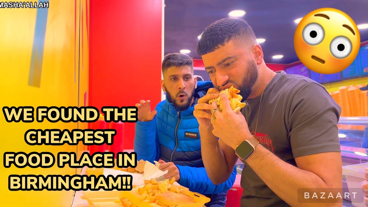 WE FOUND THE CHEAPEST FOOD PLACE IN BIRMINGHAM!! | FOOD REVIEW 🥘
