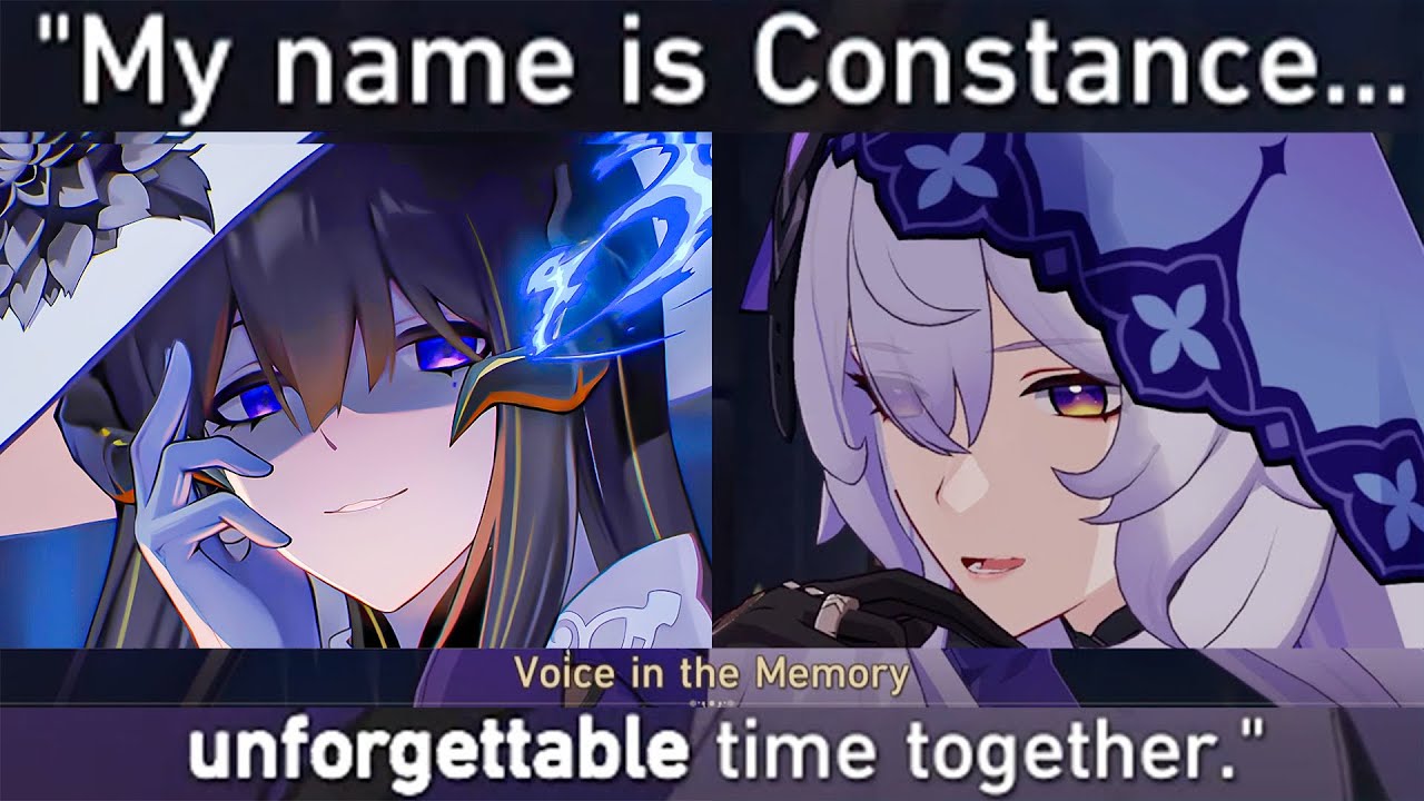 THE DAHLIA / CONSTANCE Talks to BLACK SWAN Cutscene Honkai Star Rail HSR