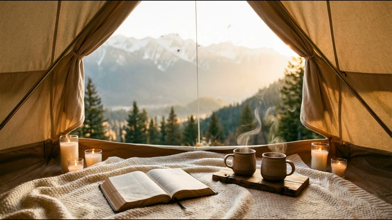 Rest Under His Shadow | 1 Hour Peaceful Piano & Nature Ambience for Prayer, Sleep & Relaxation