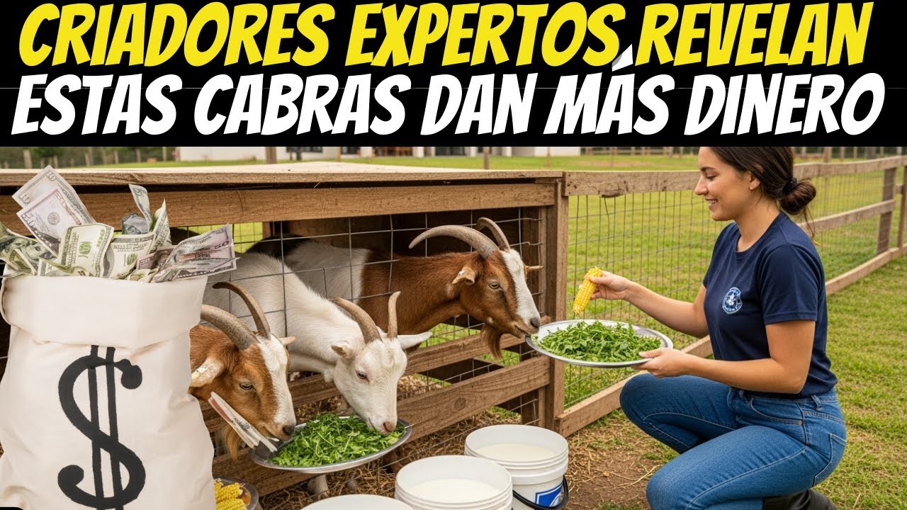 Las 3 Cabras Lecheras M&Aacute;S RENTABLES para Empezar Tu Granja