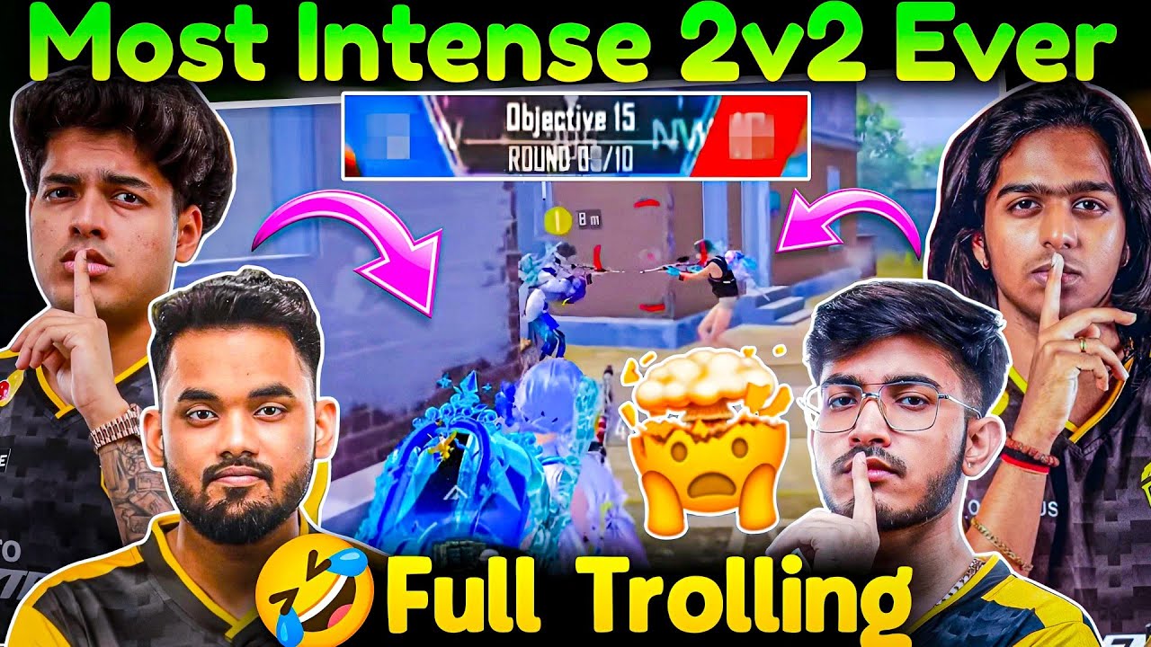 🇮🇳Jonathan Manya Vs Spower Admino💀Most Intense 2v2 Ever🥶🔥Full Trolling🤣