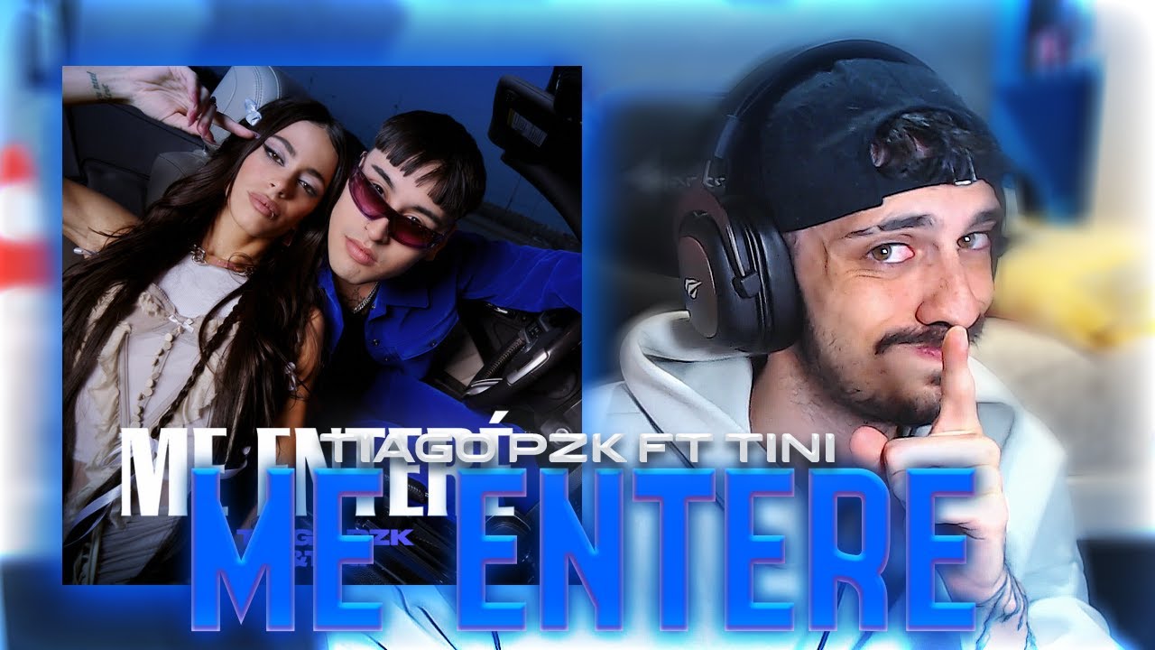 REACCIÓN a Tiago PZK, TINI - Me Enteré | HIT COMO SIEMPRE 🏆