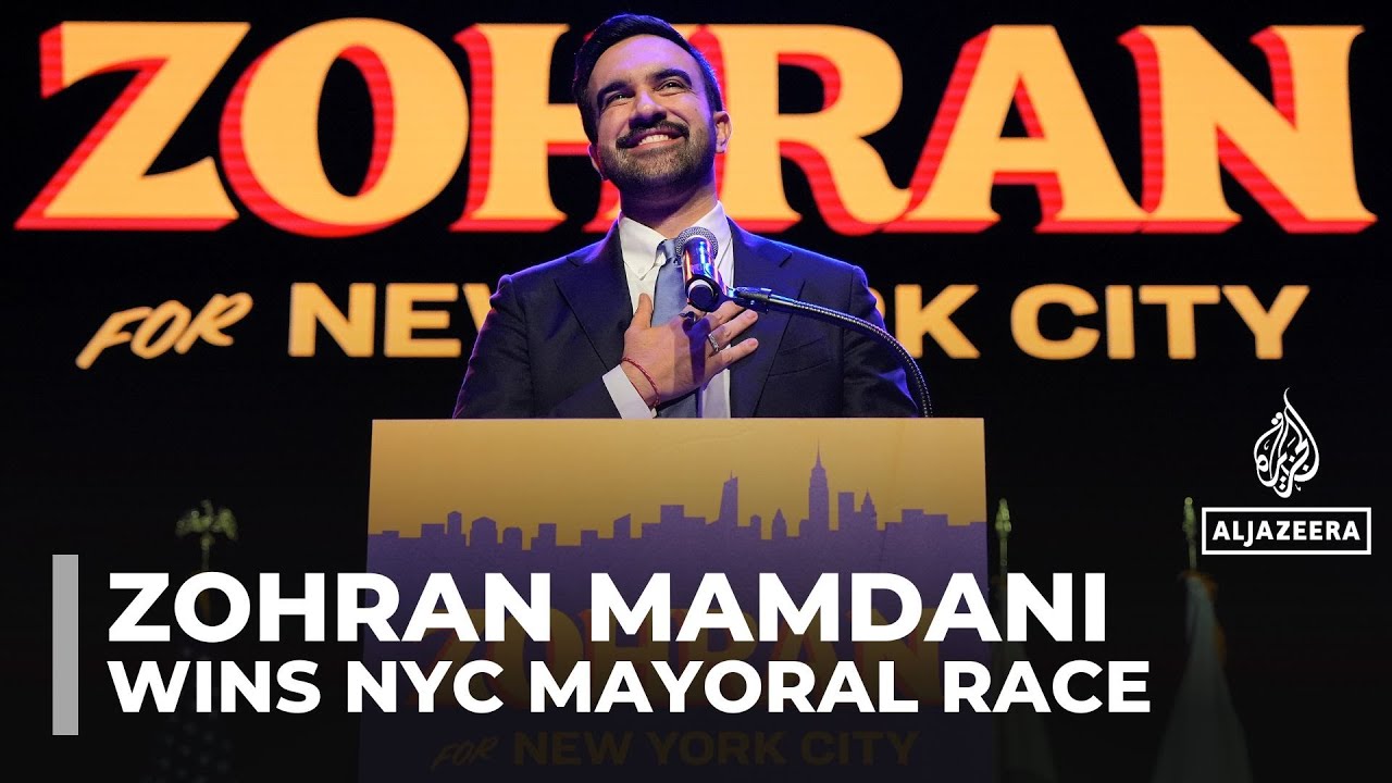 Zohran Mamdani elected as New York City&rsquo;s first Muslim mayor in historic win