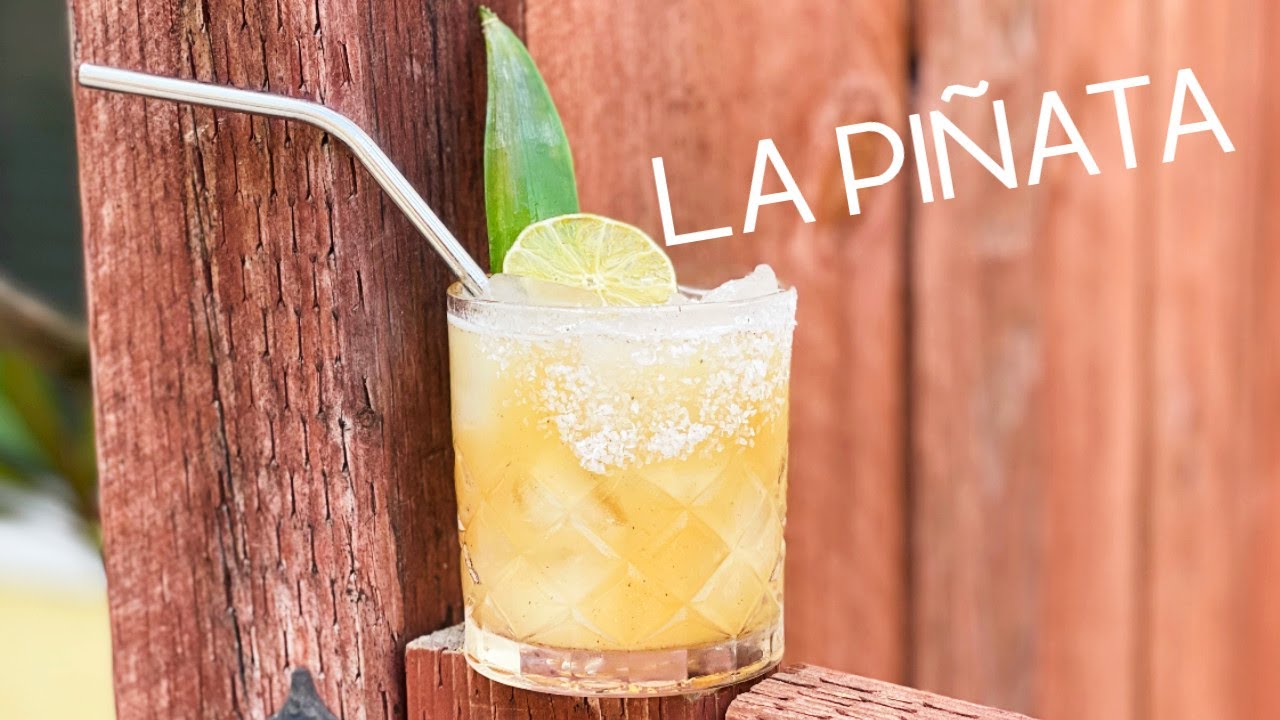 LA PINATA || Mezcal and Pineapple Tequila Cocktail...with bite!