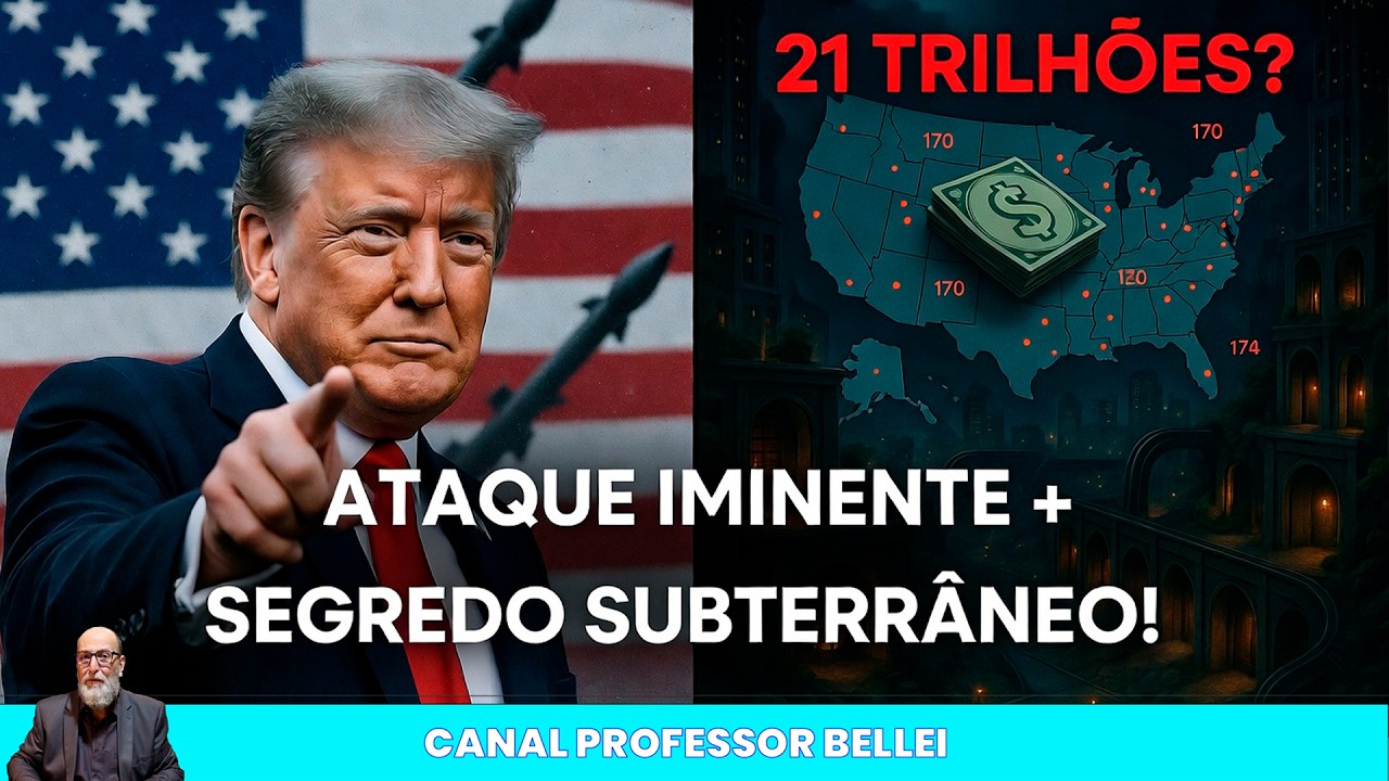 Trump Ameaça Ataque DEVASTADOR ao Irã Hoje! + 170 Cidades SUBTERRÂNEAS NOS EUA