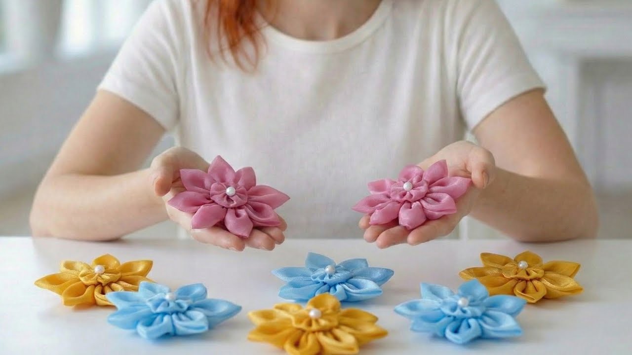 Idéia Muito Fácil Com Fuxico E Pérolas/ Sandra Monteiro #diy