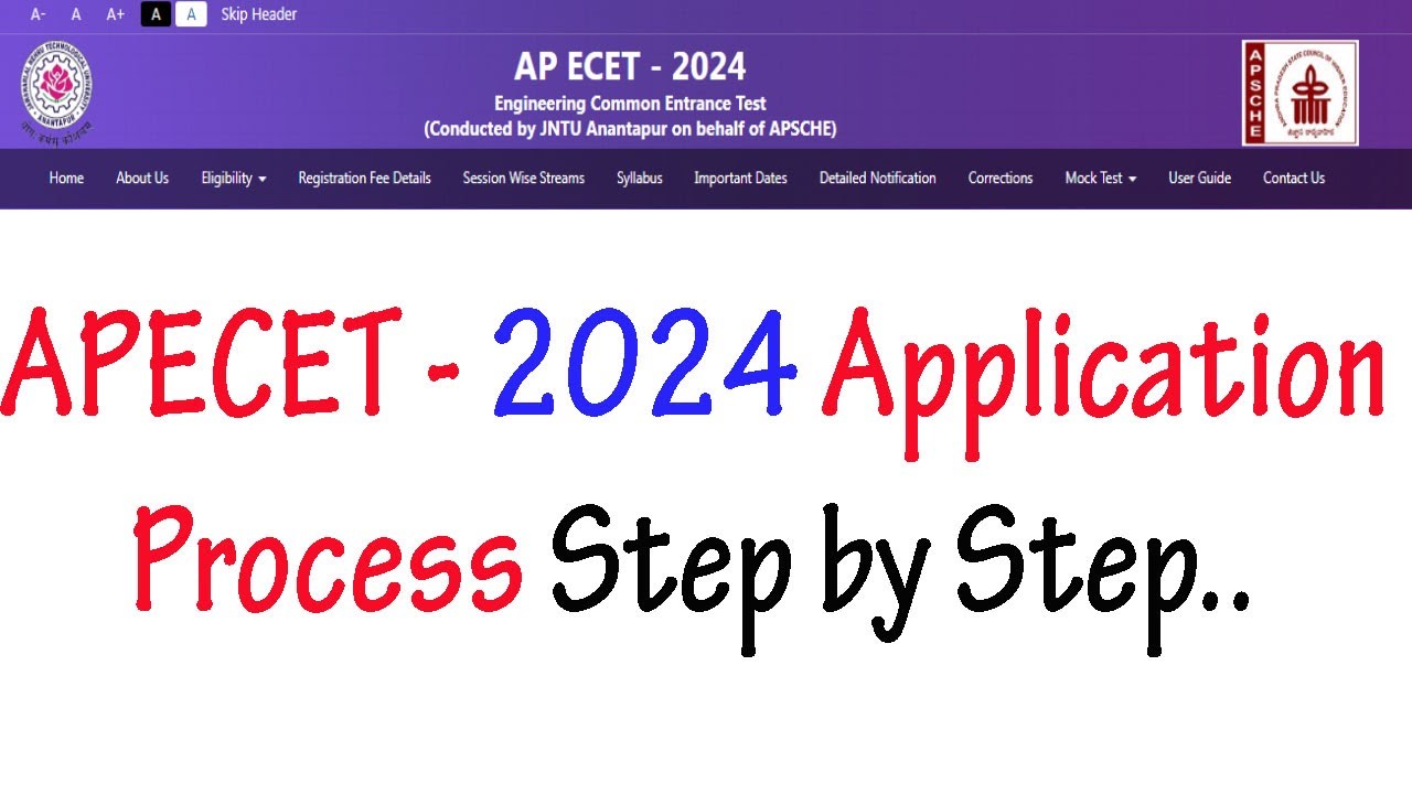 APECET - 2024 Application Process Step by Step | APECET &ndash; 2024 Notification | @SateeshVibes |