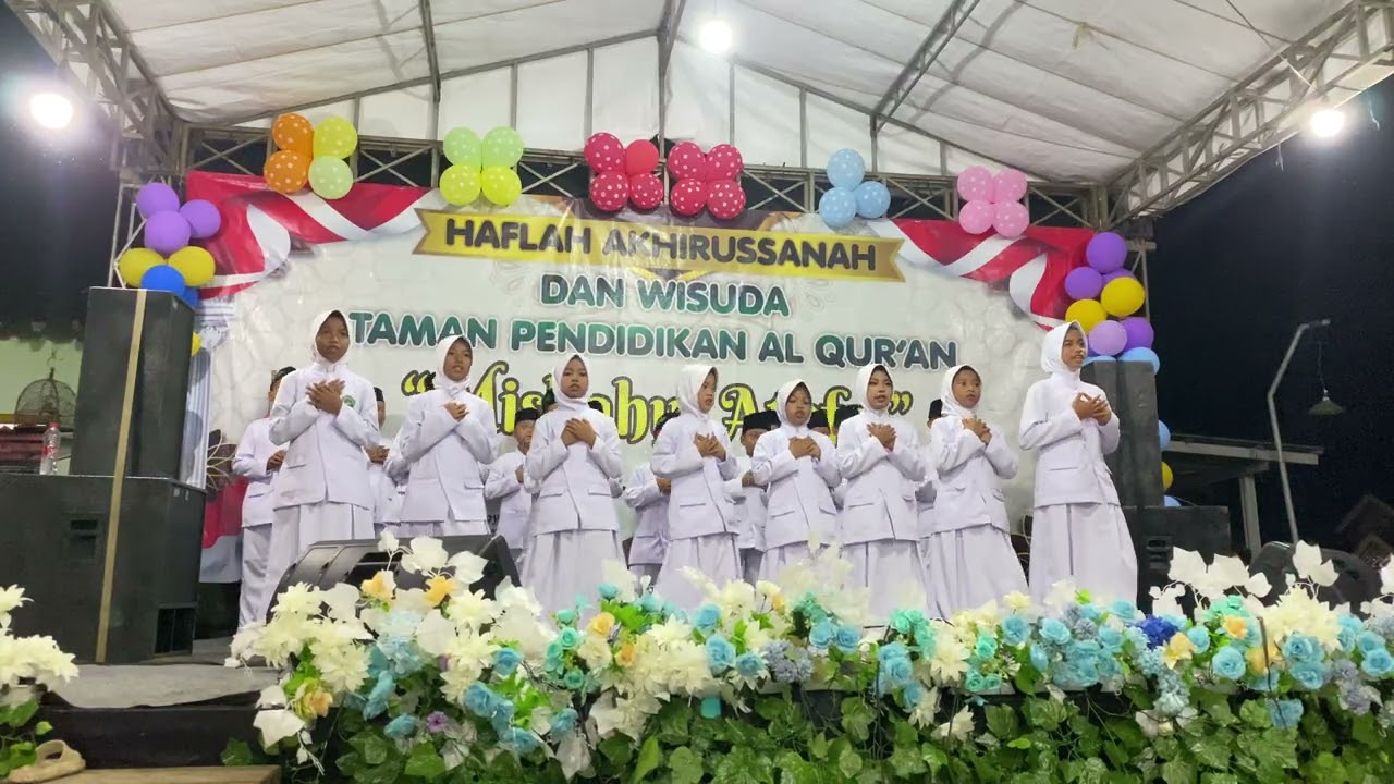 Penampilan wisudawan Al-Qur’an padus “Doa Orang Tua” dengan Puisi “orang tua”|Desa Cangak|Pemalang