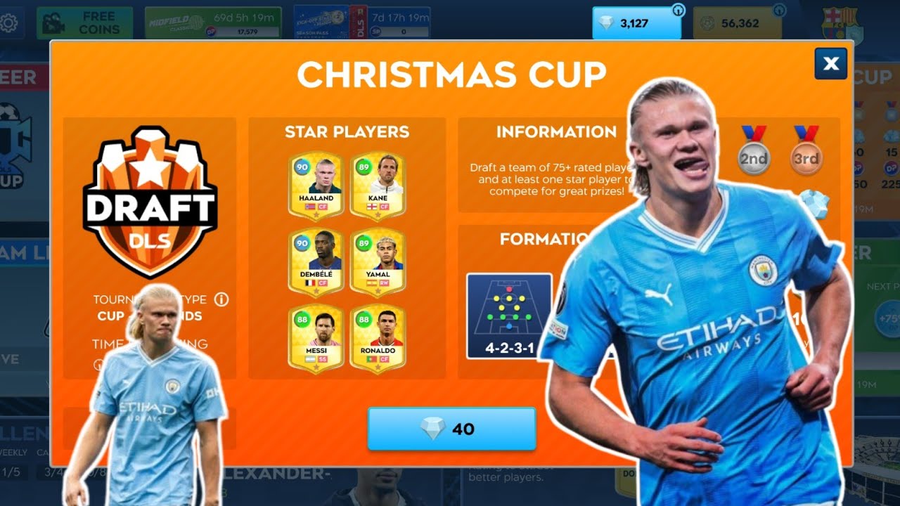 DLS 26 ! Christmas Cup Win With Haland DLS 26 SUMIT OFFICIAL 🔥