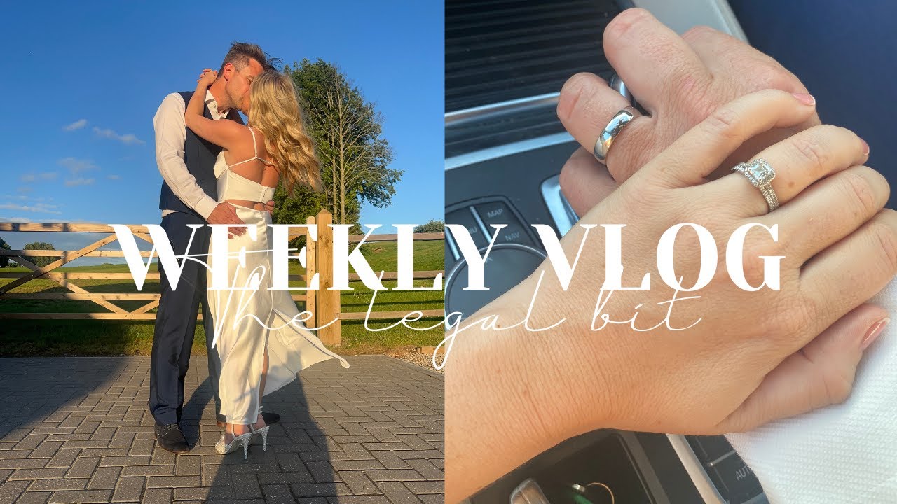 OUR REGISTER OFFICE WEDDING & MONICA VINADER BRIDAL APPOINTMENT | WEEKLY VLOG