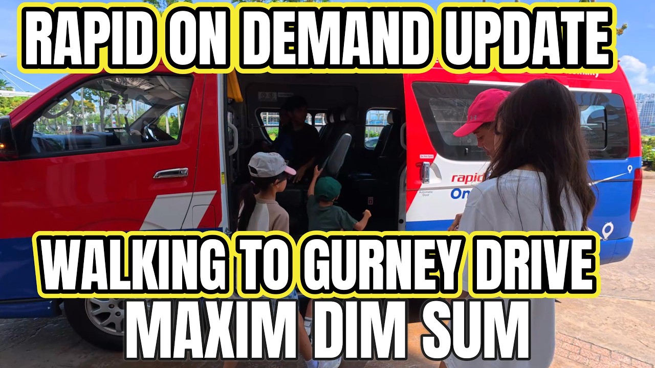 Update on Rapid On Demand Services in Penang, Family Walk to Coco Island Maxim Gurney Drive Dim Sum