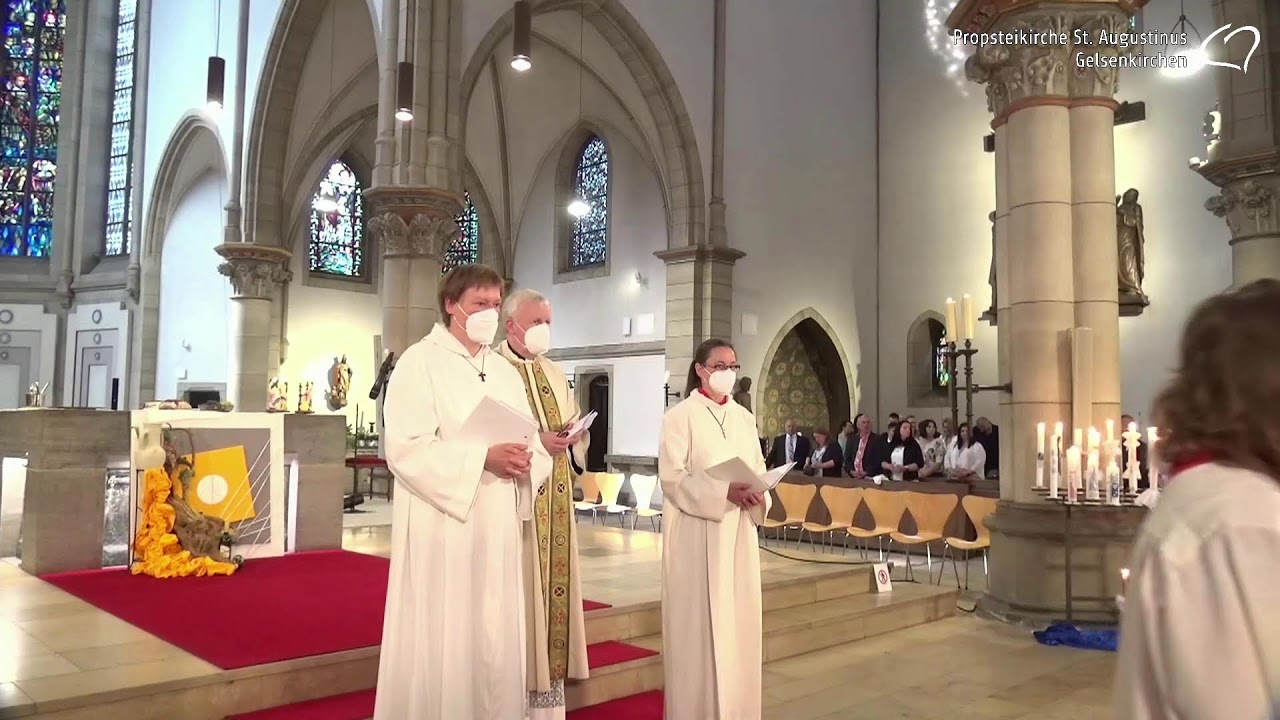 Feier der Erstkommunion (Hl. Messe am 22.5.)