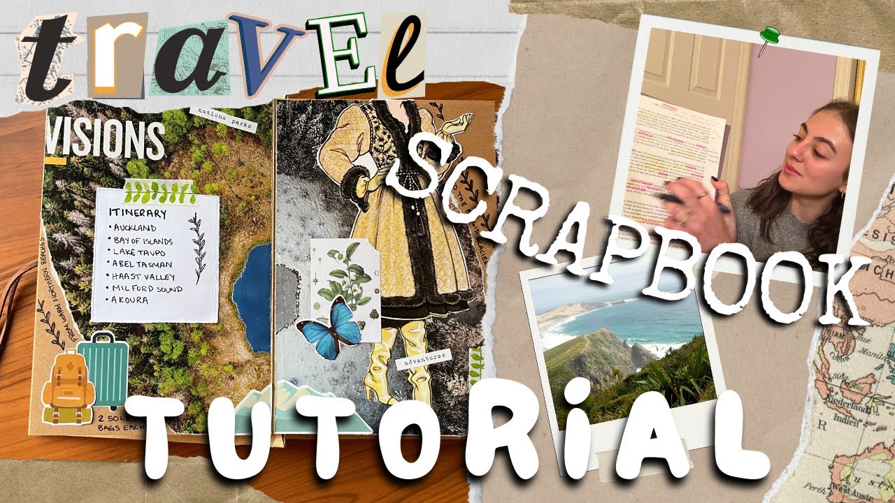 Travel Scrapbook Tutorial | Making 34 Pages in 24 Hours