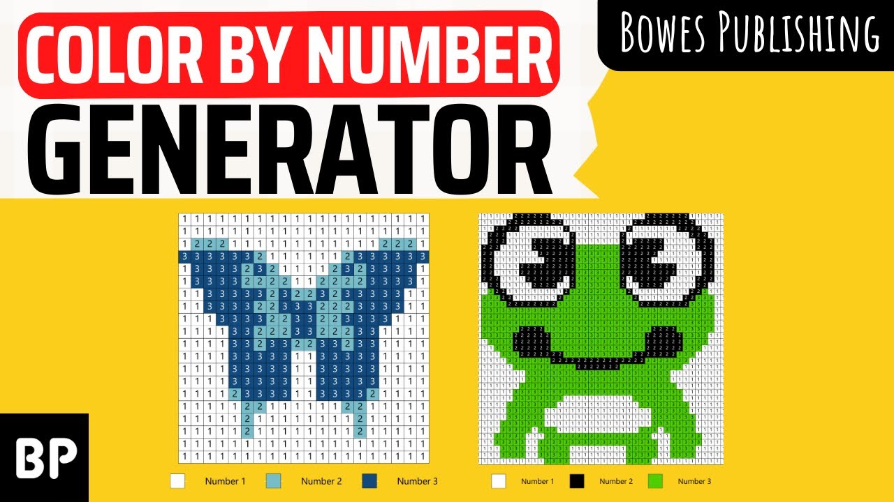The Pixel Color By Number Generator