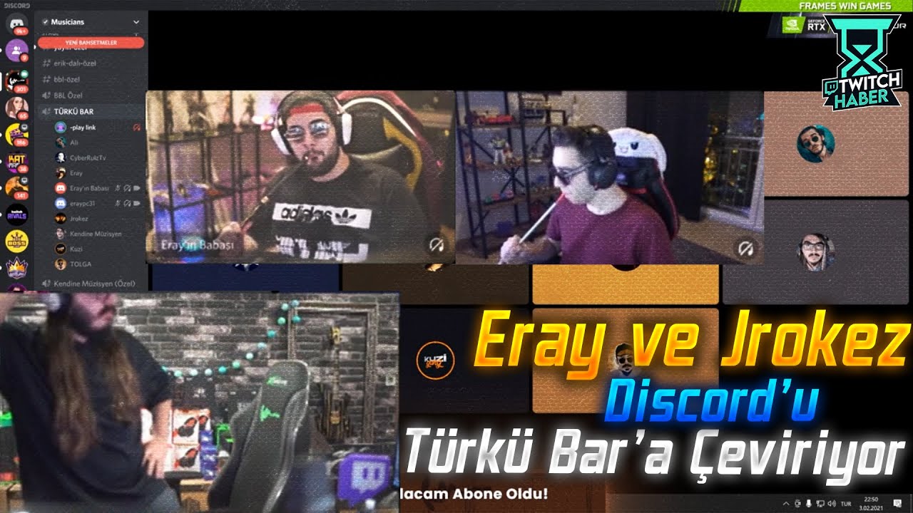 Kendinemuzisyen - Jrokez ve Eray Discord'du Türkü Bar'a Çeviriyor!