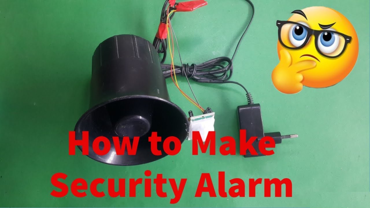 Motion Sensor Security Alarm | How To Safe Your Shop From Theft | PIR Motion Sensor without  Arduino