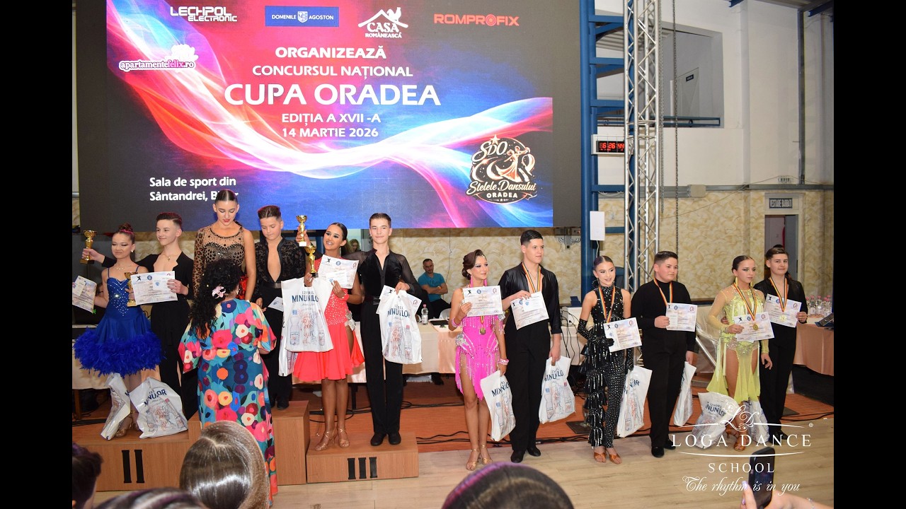 Loga Dance School la Cupa Oradea - Open Basic Latino (14-15 ani) Ballroom Dancing