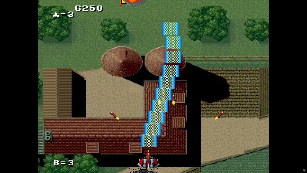 Raiden Trad (SNES) Walkthrough Pro Difficulty