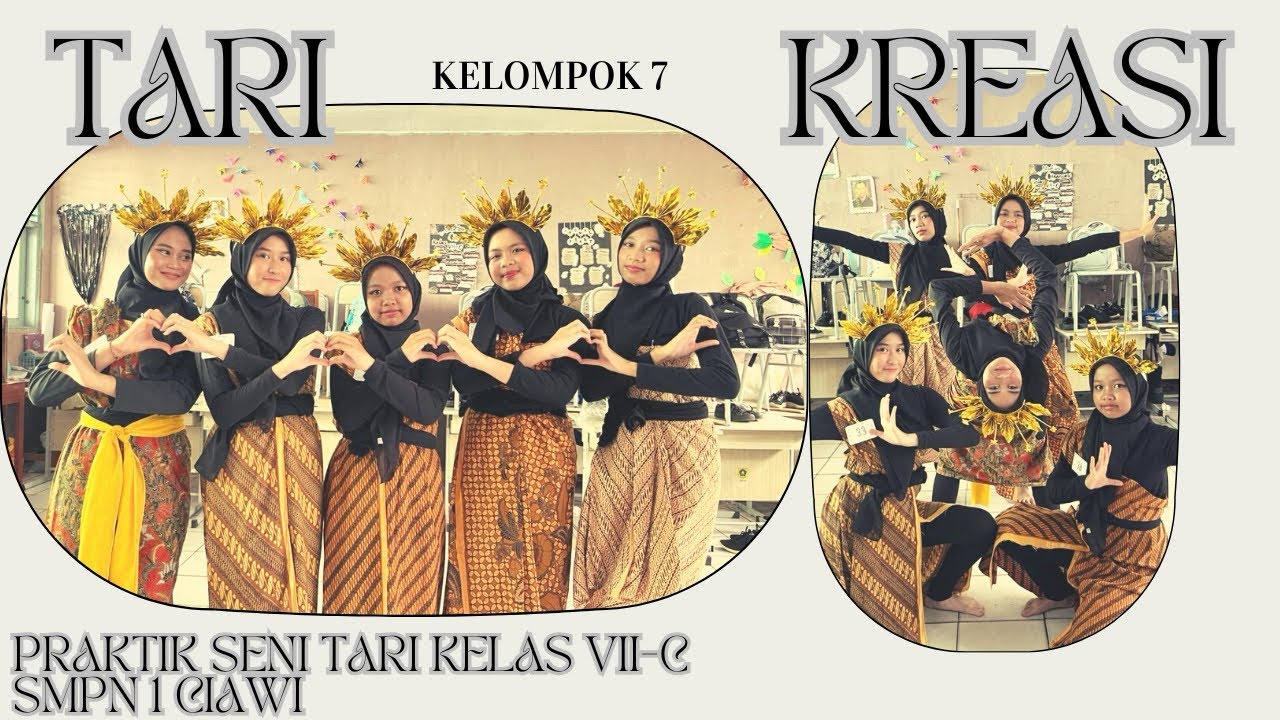 VII-C || Dokumentasi Praktik Seni Tari Siswa Kelas - KELOMPOK 7