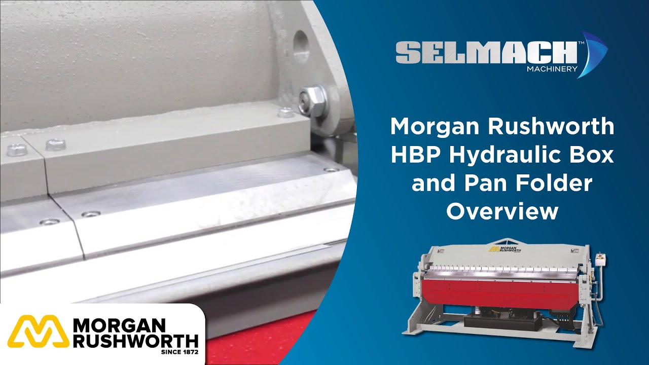 Morgan Rushworth HBP Hydraulic Box and Pan Folder