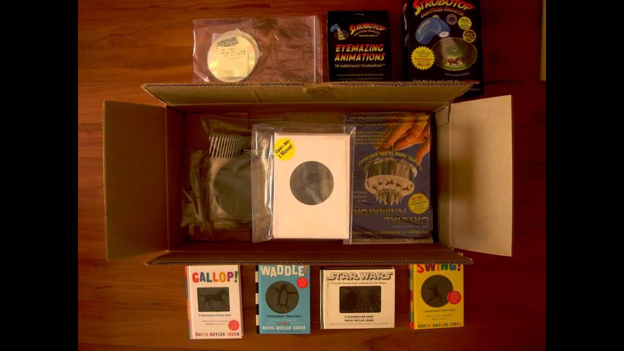 Optical Toys from Rufus Butler Seder. Part 1: The Unpacking