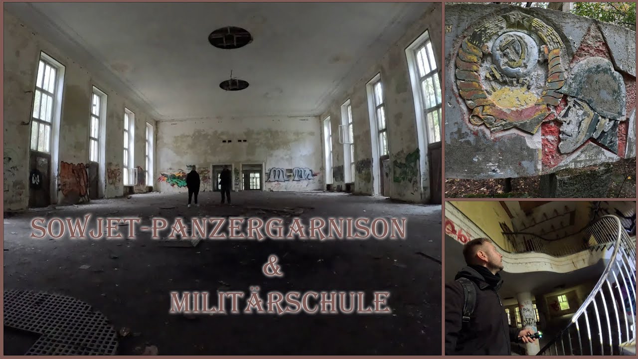 Geheime Sowjet-Panzergarnison entdeckt 🚨 Verlassene Milit&auml;rschule & Klassenr&auml;ume! LOST PLACE