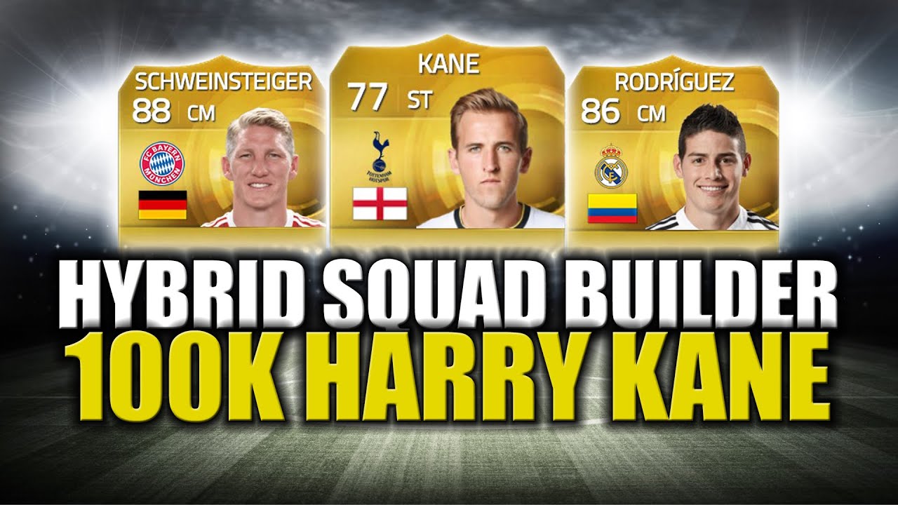 FIFA 15 - 100K INSANE HYBRID SQUAD BUILDER - HARRY KANE + JAMES RODRIGUEZ