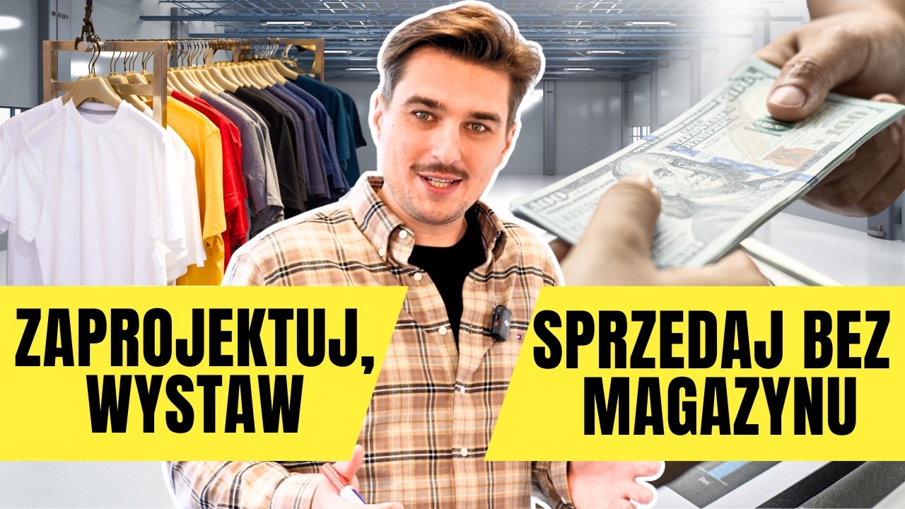 Sprzedawaj ubrania których sam nie wysyłasz. Druk na żądanie. Przyszłość e-commerce?