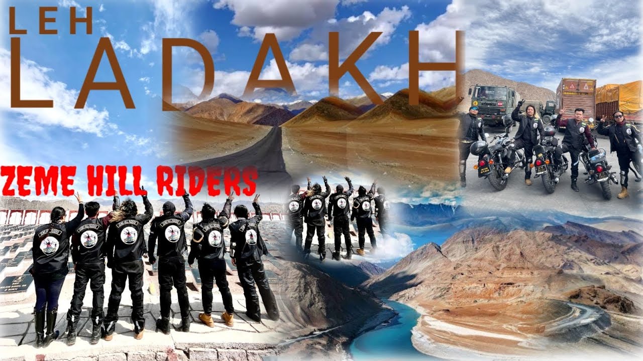 Zeme Hill Riders first bike ride at Leh Ladakh, whole one day vlogs