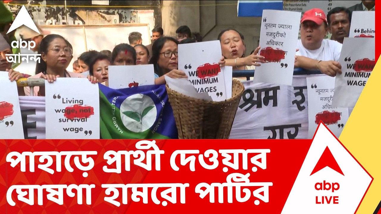 Hamro Party | তৃণমূল-বিজেপিকে আক্রমণ করে পাহাড়ে প্রার্থী দেওয়ার ঘোষণা হামরো পার্টির I ABP Ananda