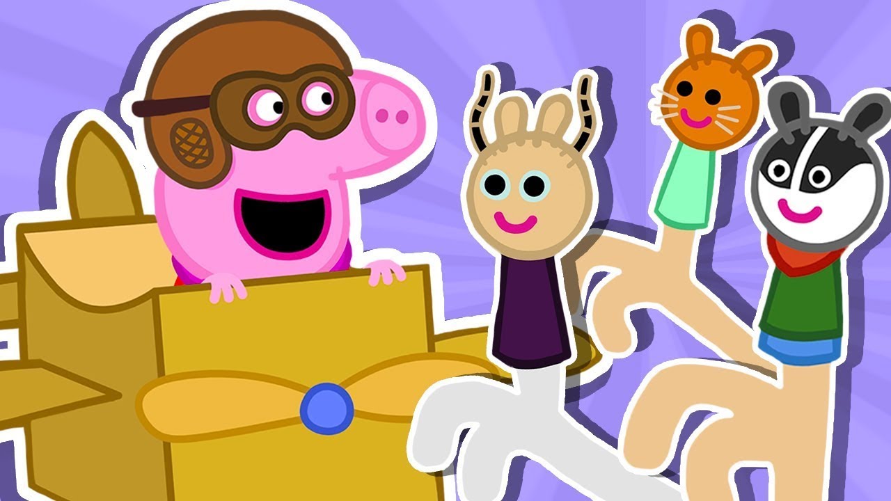 Família Dos Cinco Dedos ✋ Peppa Pig Rimas Infantiles Y Canciones Para Niños