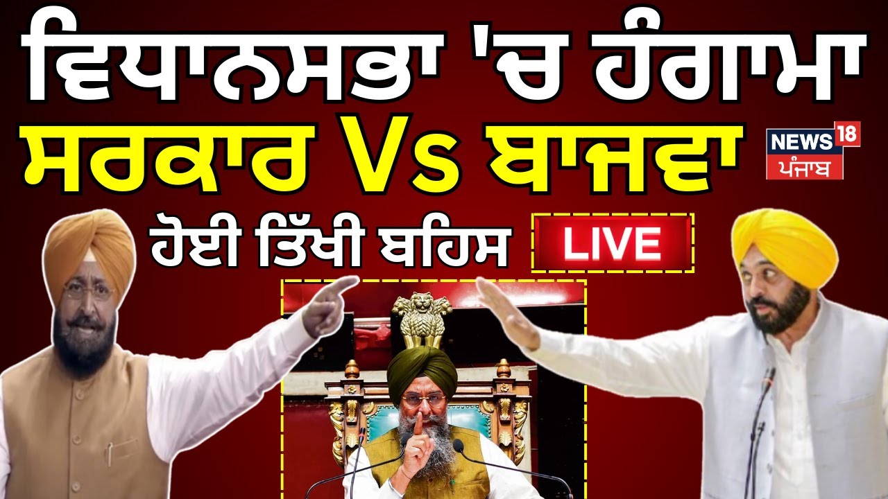 Punjab Budget 2025 : ਵਿਧਾਨਸਭਾ 'ਚ ਹੰਗਾਮਾ, ਸਰਕਾਰ Vs ਬਾਜਵਾ, ਹੋਈ ਤਿੱਖੀ ਬਹਿਸ | Aman Arora | Bains | Bajwa