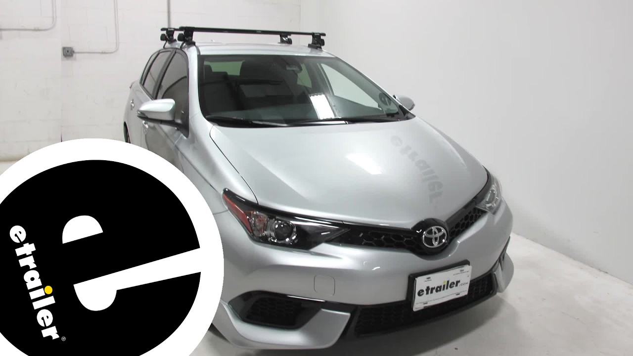 etrailer | Installing the Inno Square Bar Roof Rack for Naked Roofs on your 2017 Toyota Corolla iM