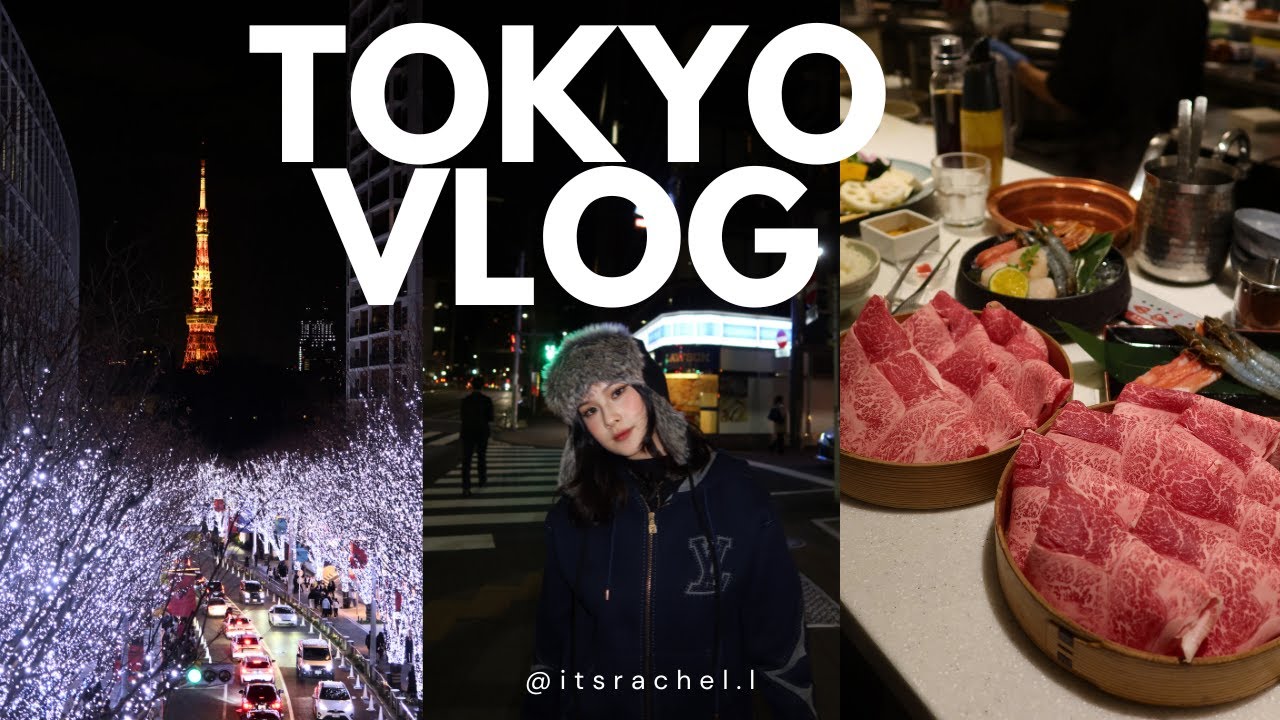 TOKYO TRAVEL VLOG｜飛機上grwm💄、銀座和牛壽喜燒🥩、東京大神宮求戀愛御守⛩️、和媽媽的日常閒聊❤️｜itsrachel.l