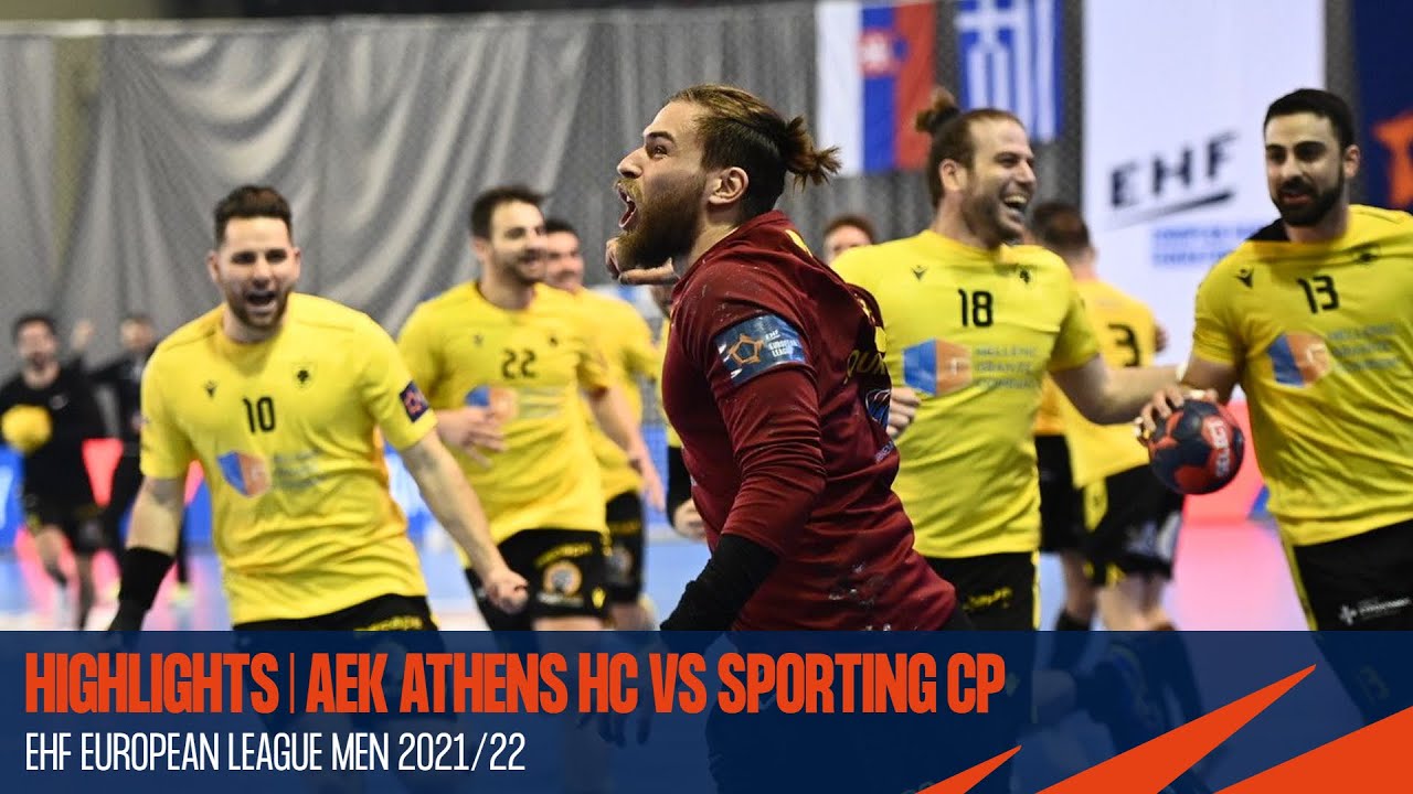 HIGHLIGHTS | AEK Athens HC vs Sporting CP | Round 9 | EHF European League 2021/22